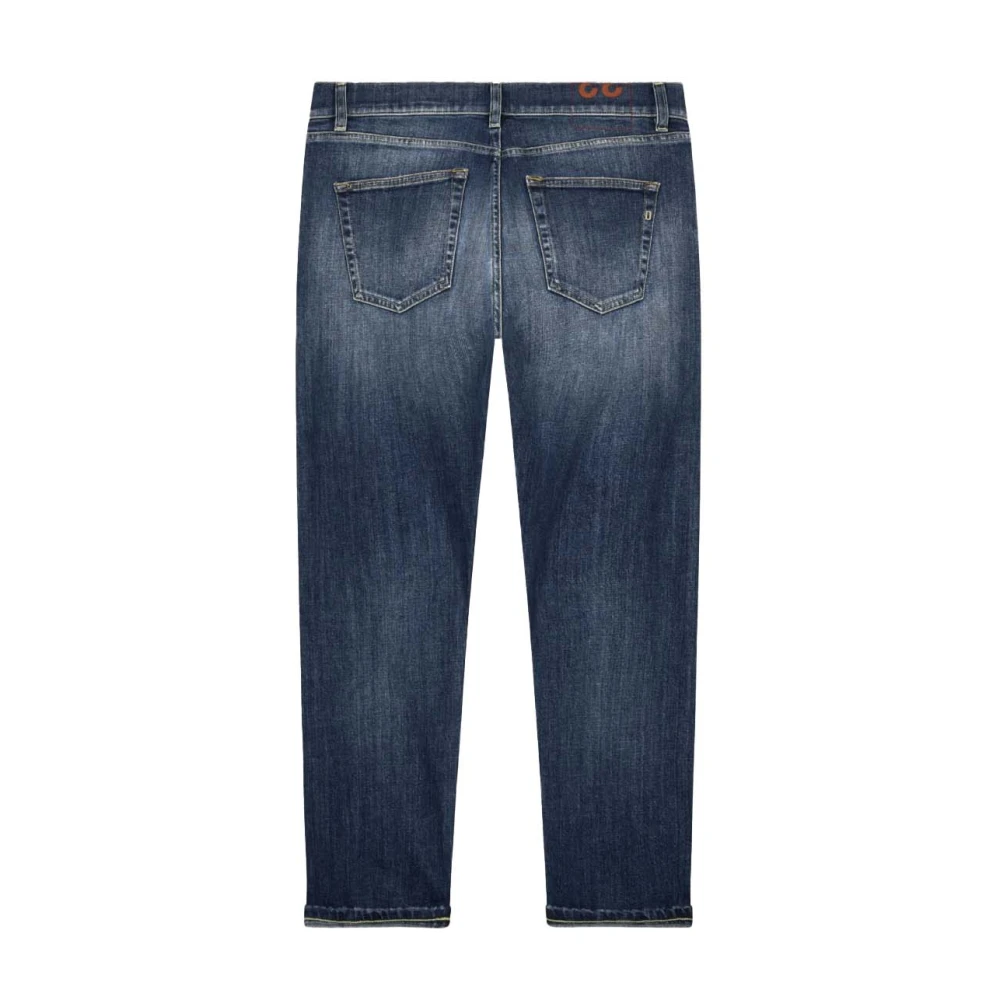 Dondup Katoenen Jeans Icoon Mode Stijl Blue Heren