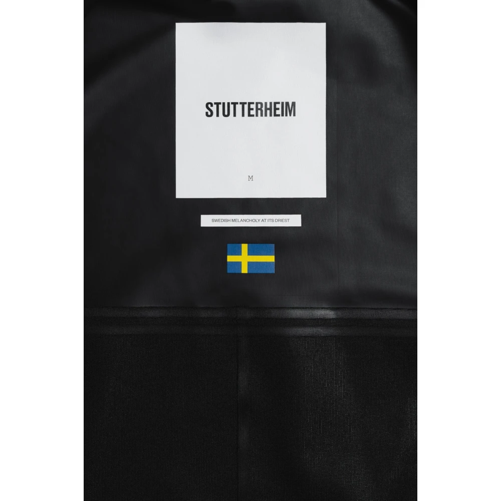 Stutterheim Waterdicht Overshirt voor Mannen Black Heren