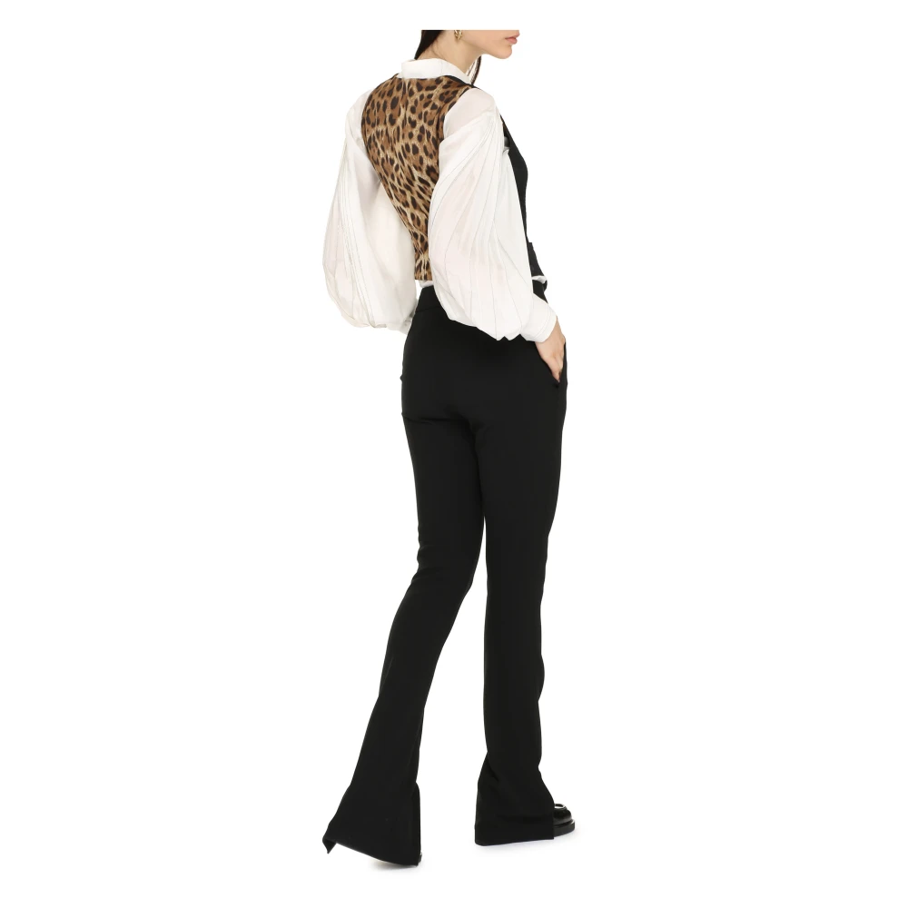 Dolce & Gabbana Stijlvolle Gilet voor Mannen Black Dames