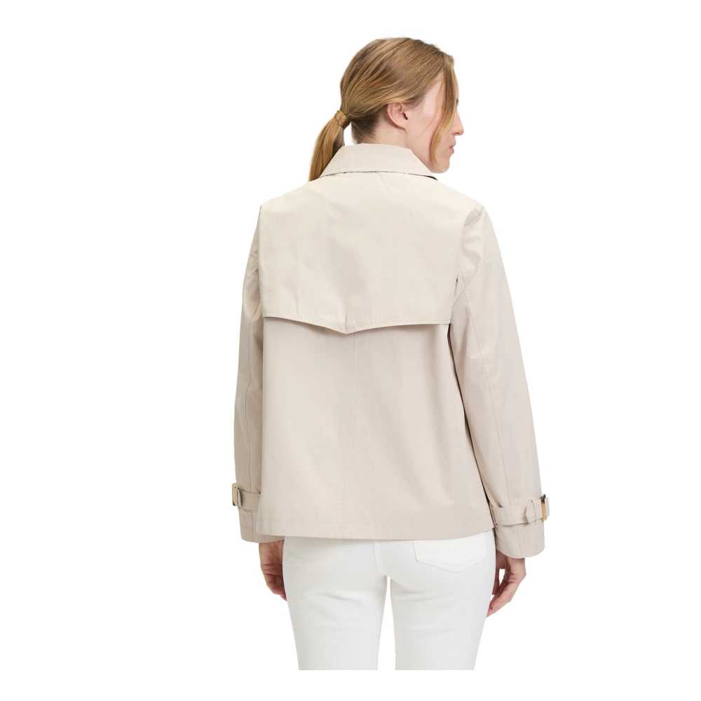 Betty Barclay Korte jas met kraag Beige Dames