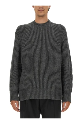 Crewneck Rib Knit Sweater