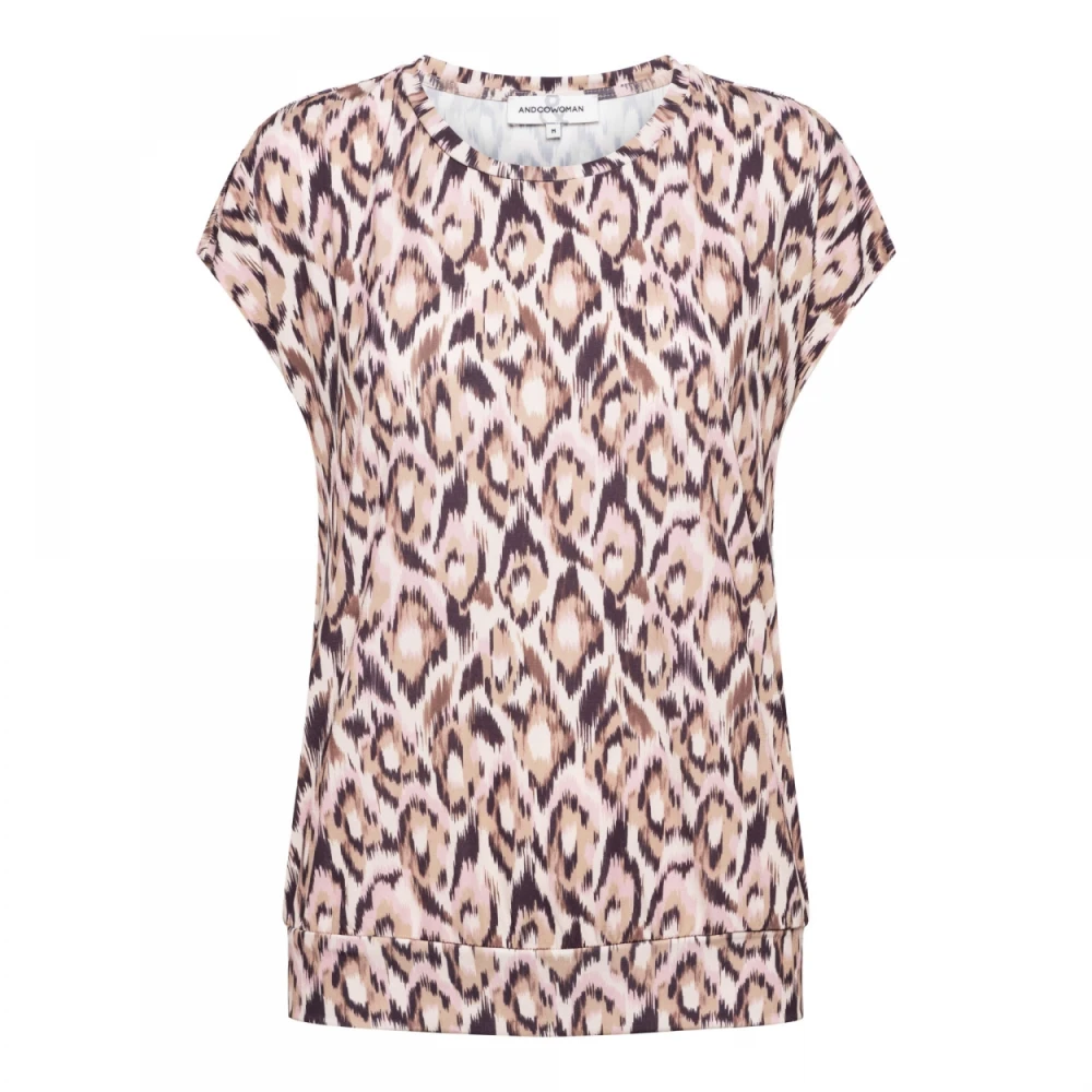 &Co Woman Mouwloze top met dierenprint Multicolor Dames