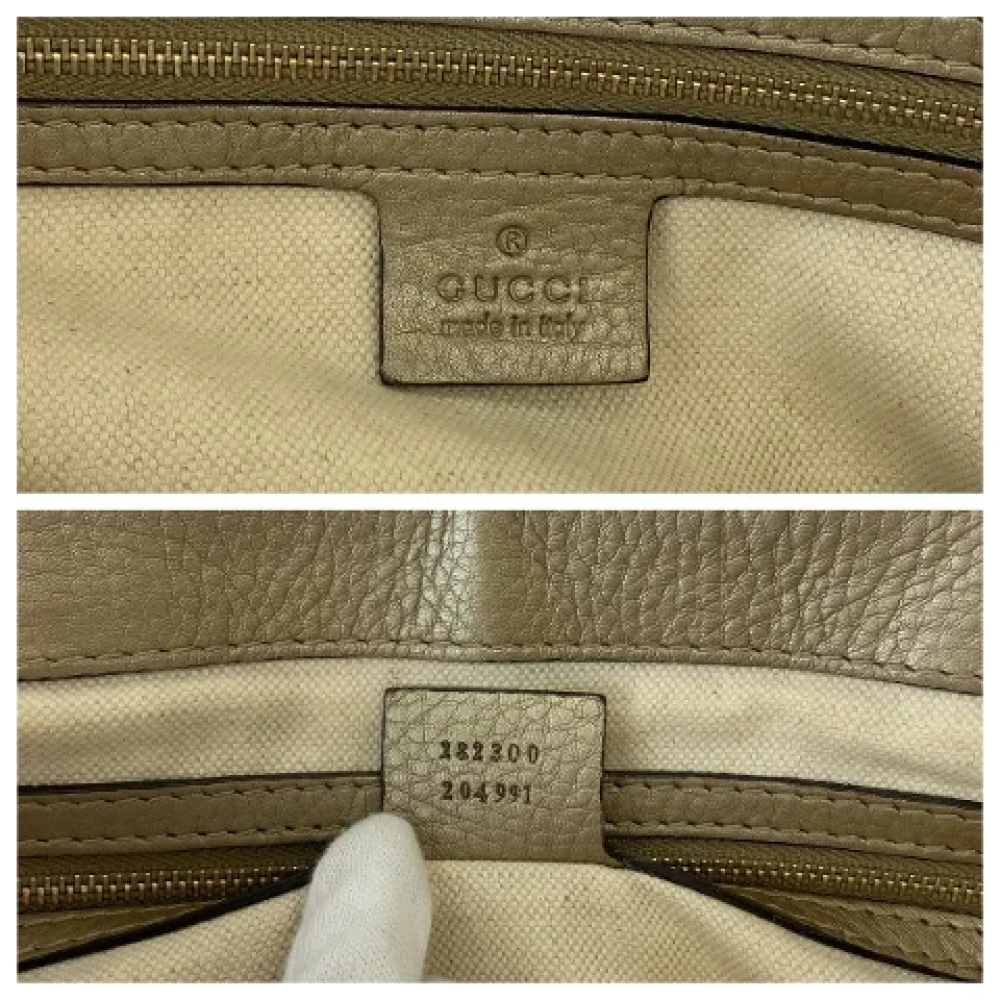 Gucci Vintage Pre-owned Canvas gucci-bags Brown Dames