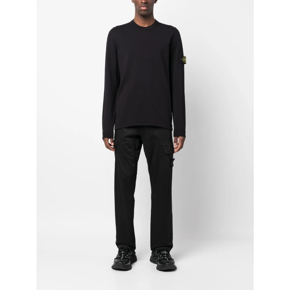 Stone Island Blauwe Trui voor Mannen Blue Heren