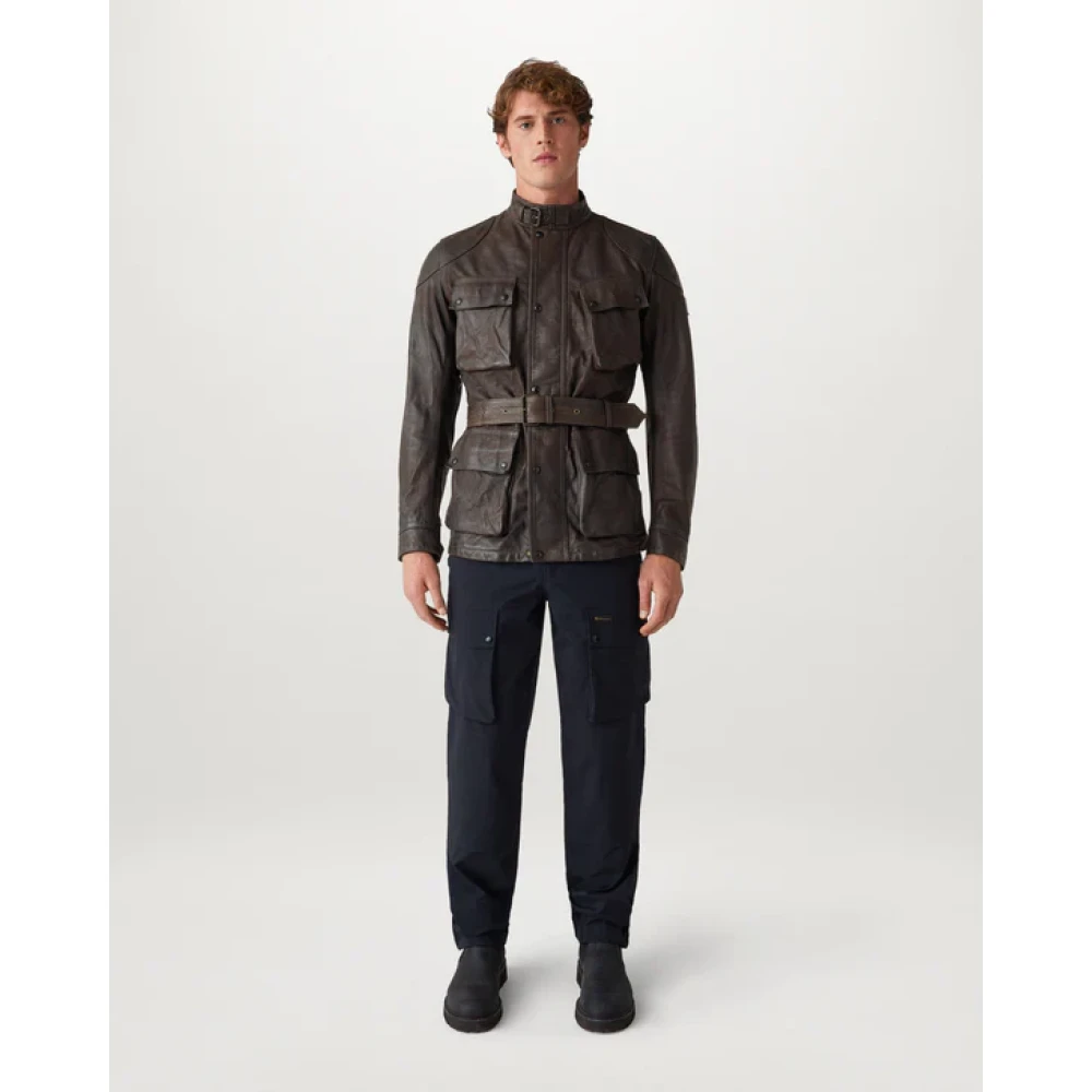 Belstaff Legacy Trialmaster Panther Leren Jas Brown Heren