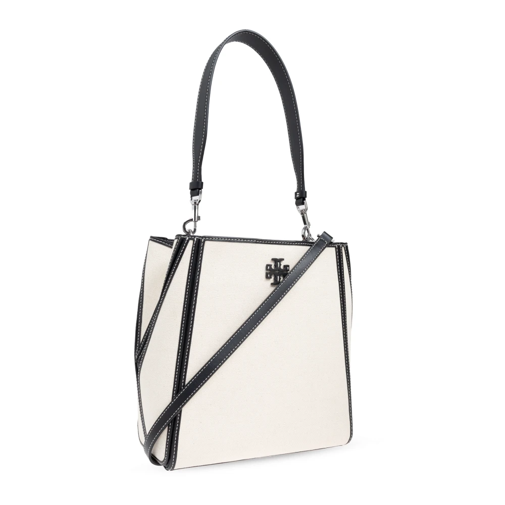 TORY BURCH Kleine emmer schoudertas Beige Dames