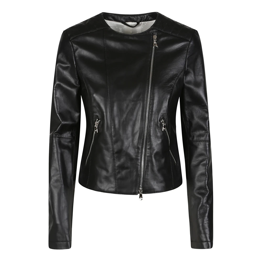 Jackets > Leather Jackets - - Patrizia Pepe - Modalova