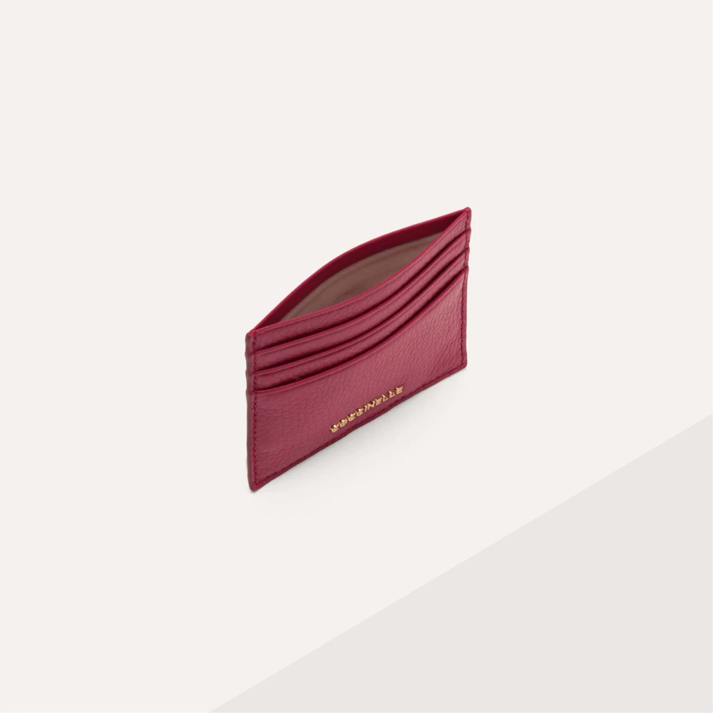 Coccinelle Metallic Soft Portemonnee Organizer Red Heren