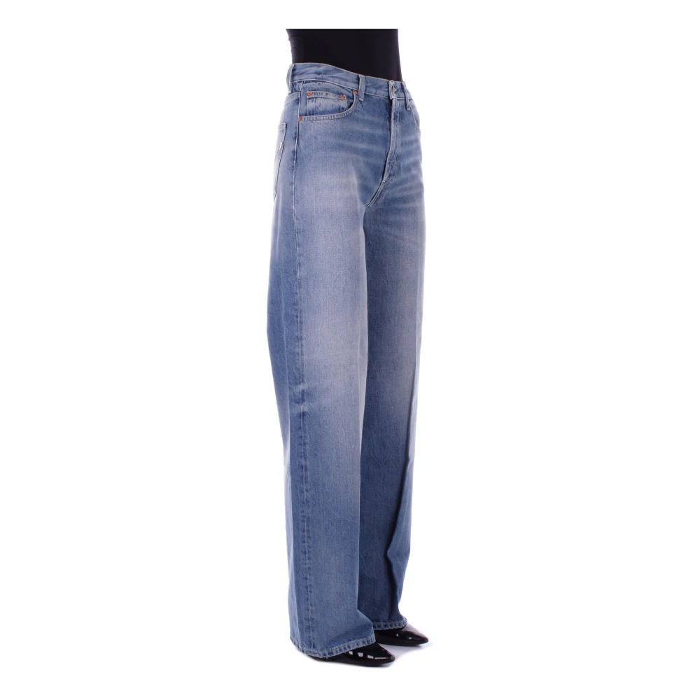 Dondup Denim Jeans met Logo Achterzak Blue Dames