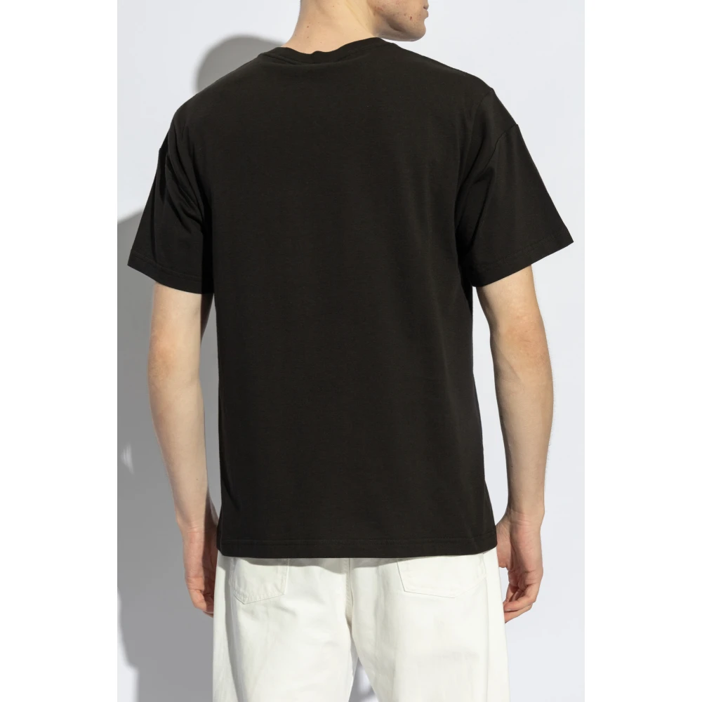 Kenzo T-shirt met bedrukt logo Black Heren