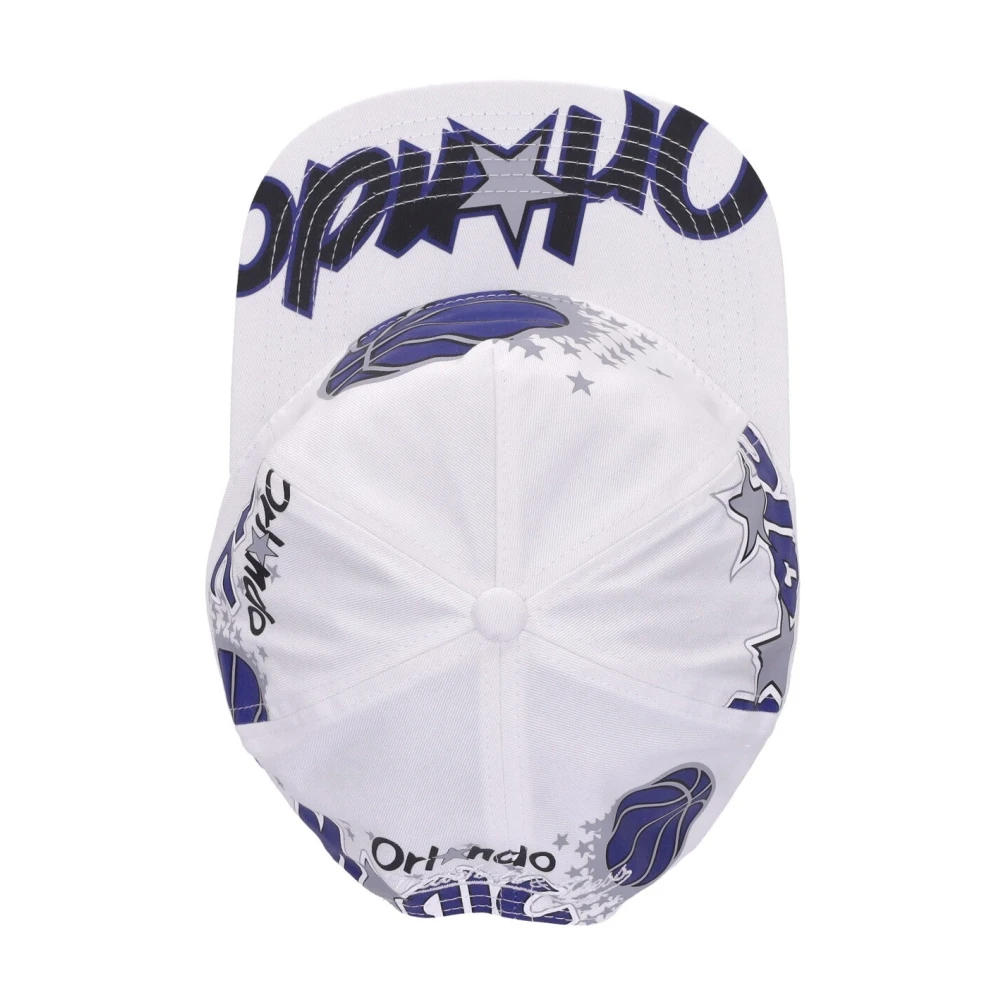 Mitchell & Ness Orlando Magic Platte Klep Pet Wit White Heren