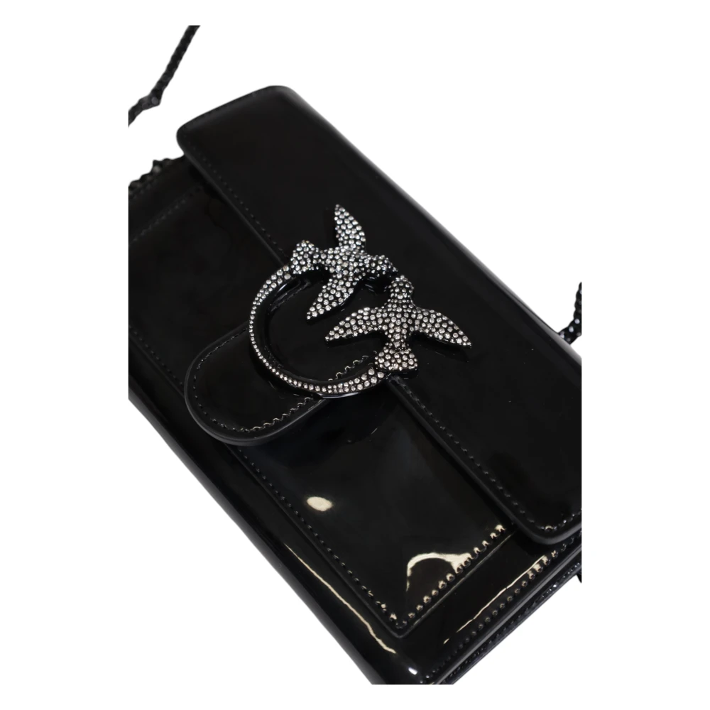 pinko Herfst Winter Damesportemonnee Black Dames