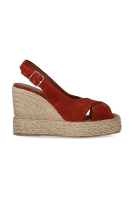 sandale-compensee-lucie-en-daim-rouge