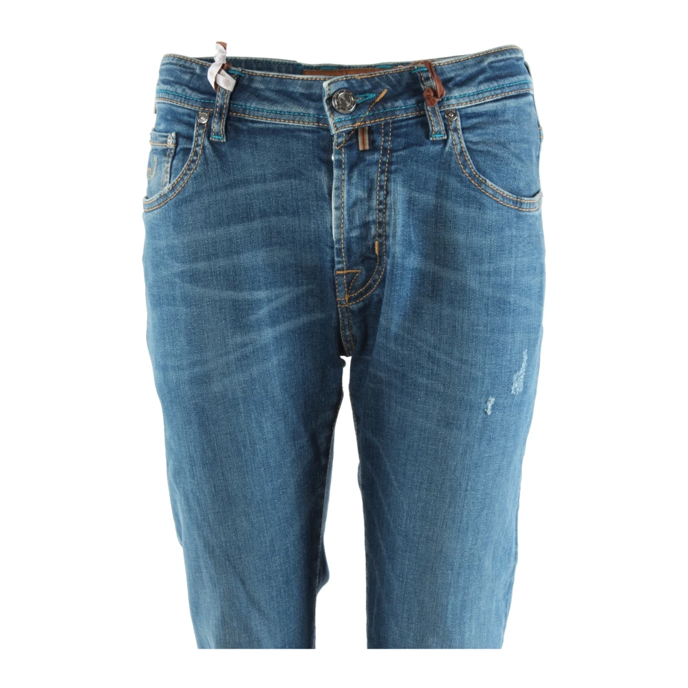 Jacob Cohën Slim Fit Blauwe Jeans Nick LTD Blue Dames