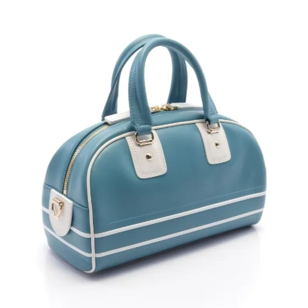 Dior Vintage Pre-owned Leather dior-bags Green Dames