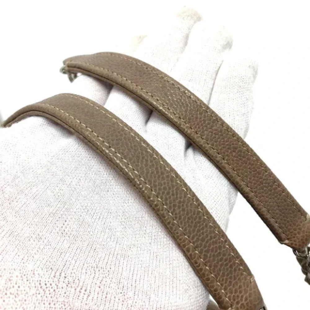 Chanel Vintage Pre-owned Leather chanel-bags Brown Dames
