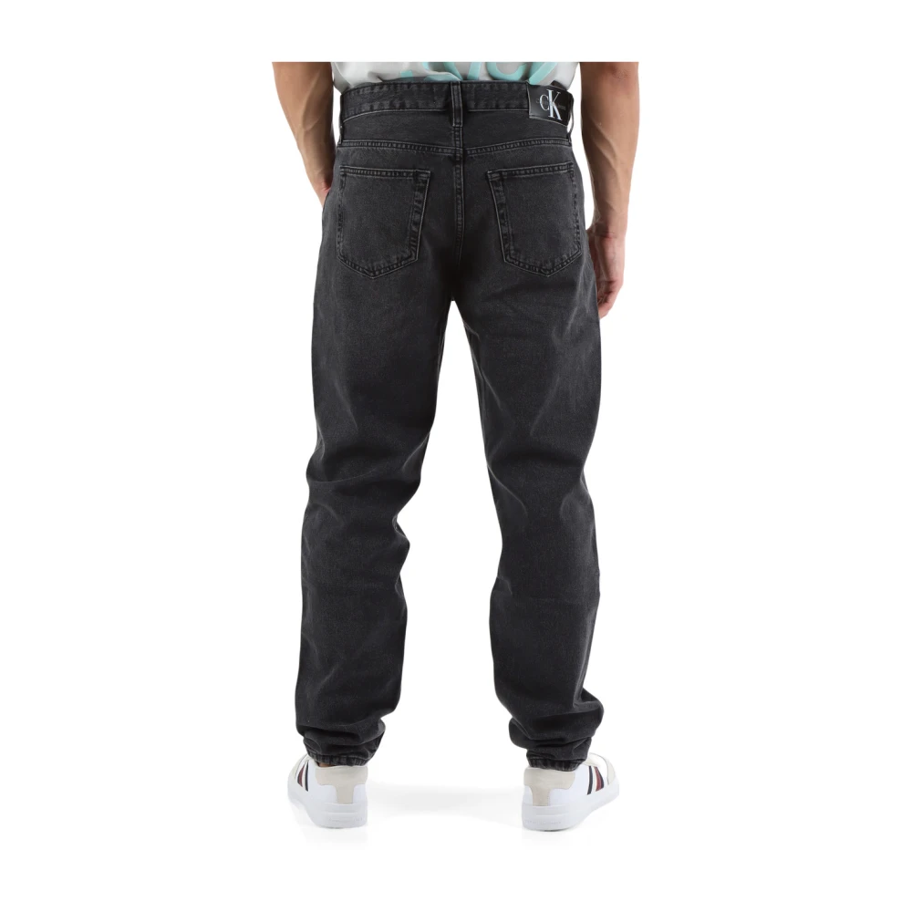 Calvin Klein Jeans Regular Taper Jeans Vijf Zakken Gray Heren