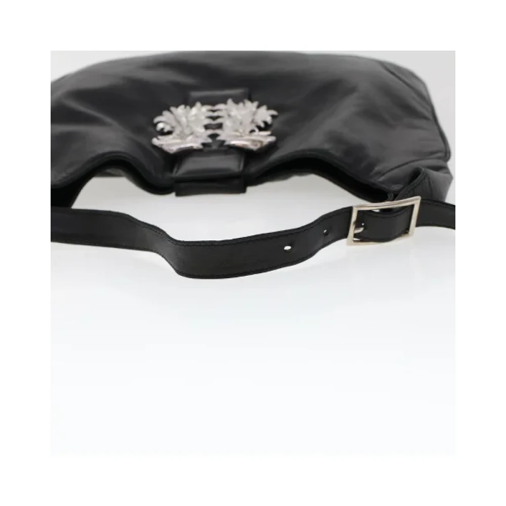 Valentino Vintage Pre-owned Leather handbags Black Dames