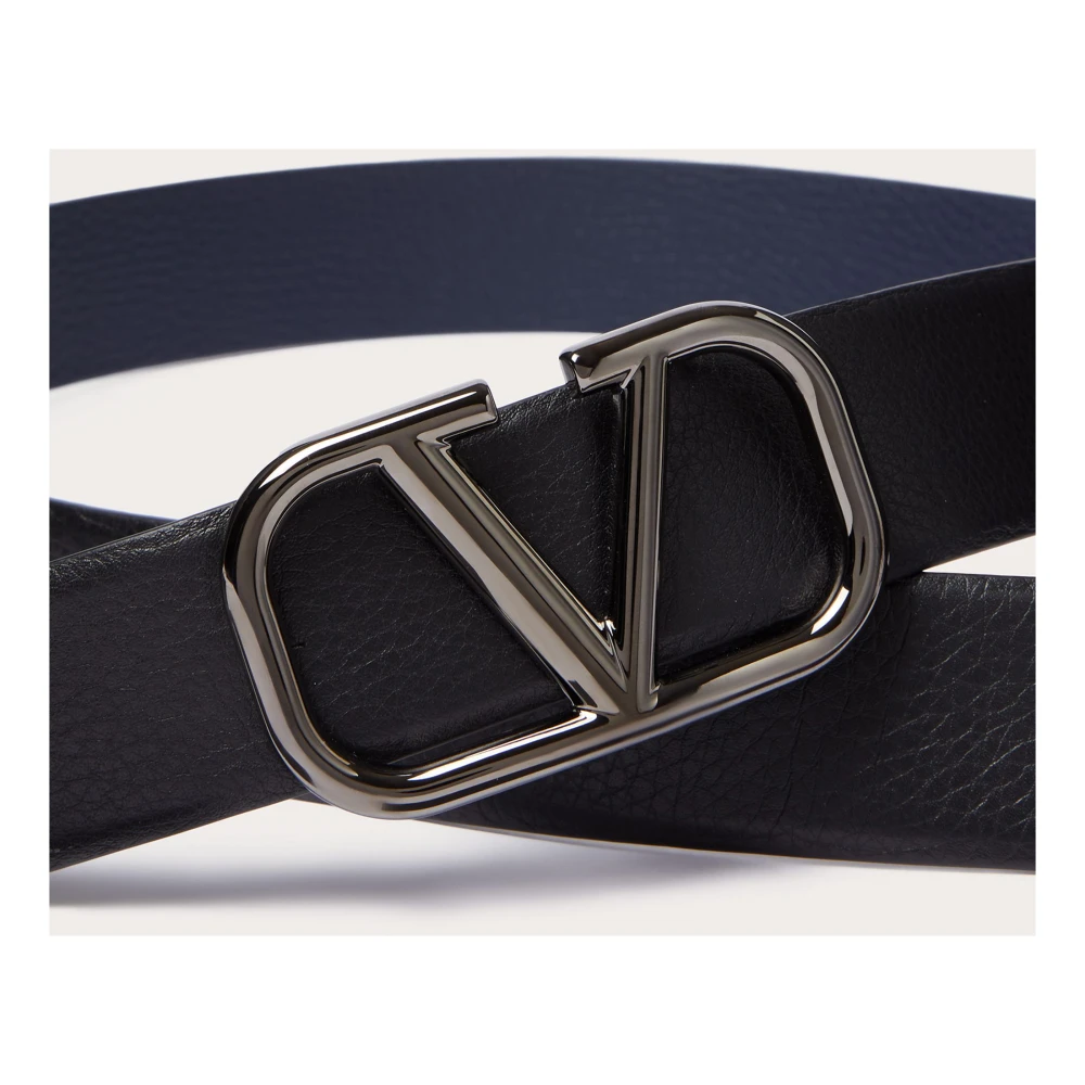 Valentino Garavani VLogo Signature Riem Black Heren