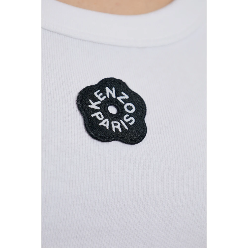 Kenzo Top met logopatch White Dames