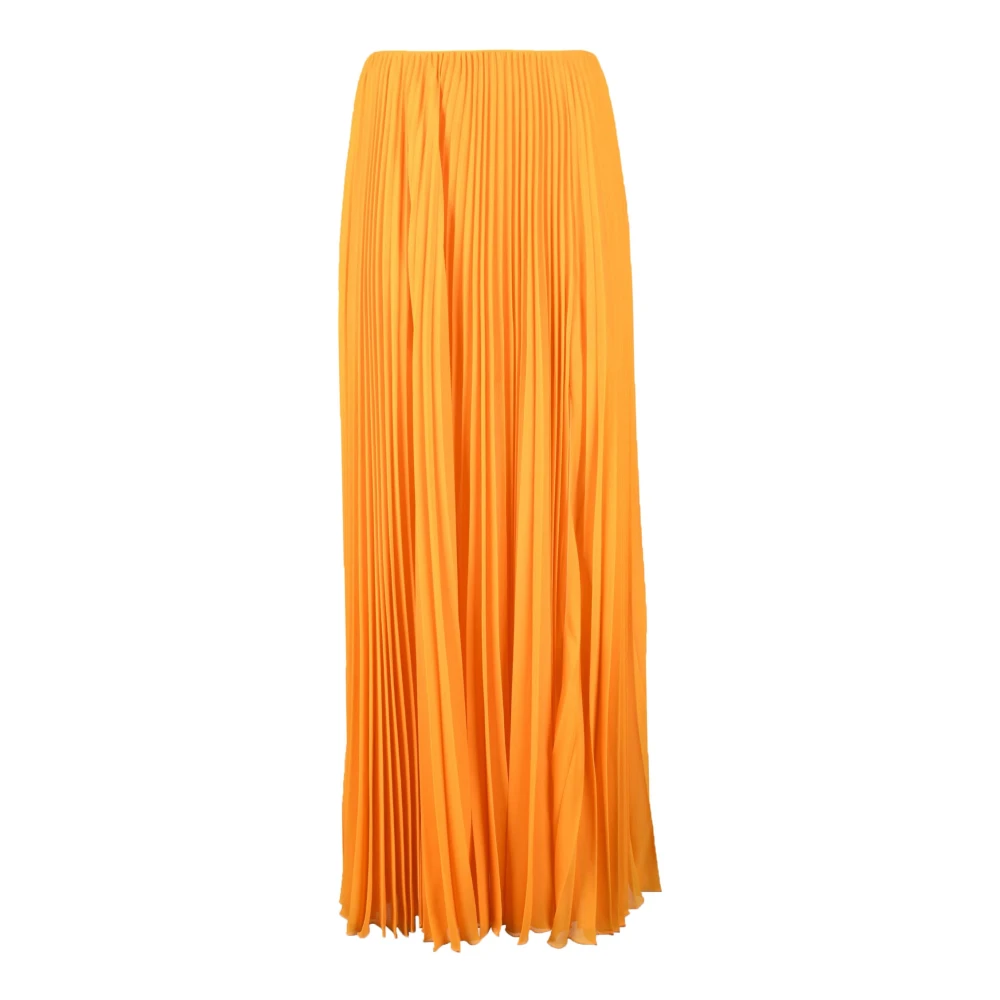 PATRIZIA PEPE Elegante Polyester Rok Orange Dames