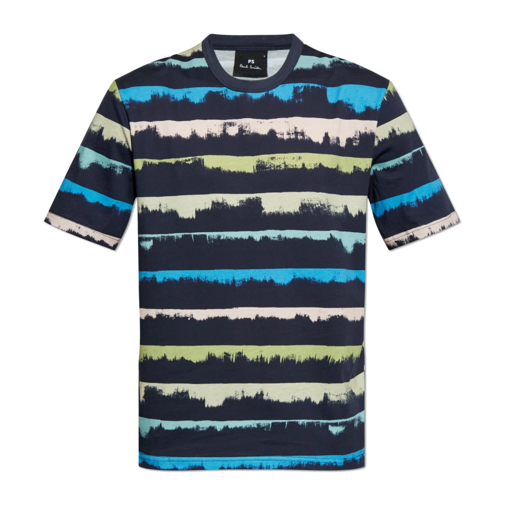 PS By Paul Smith T-shirt met gestreept patroon Multicolor Heren