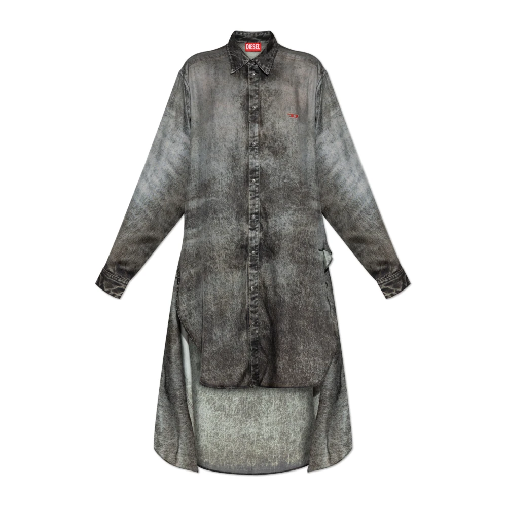 Diesel Femme Gris - Robe D-Iletta - Robes - Taille: 34 Fr