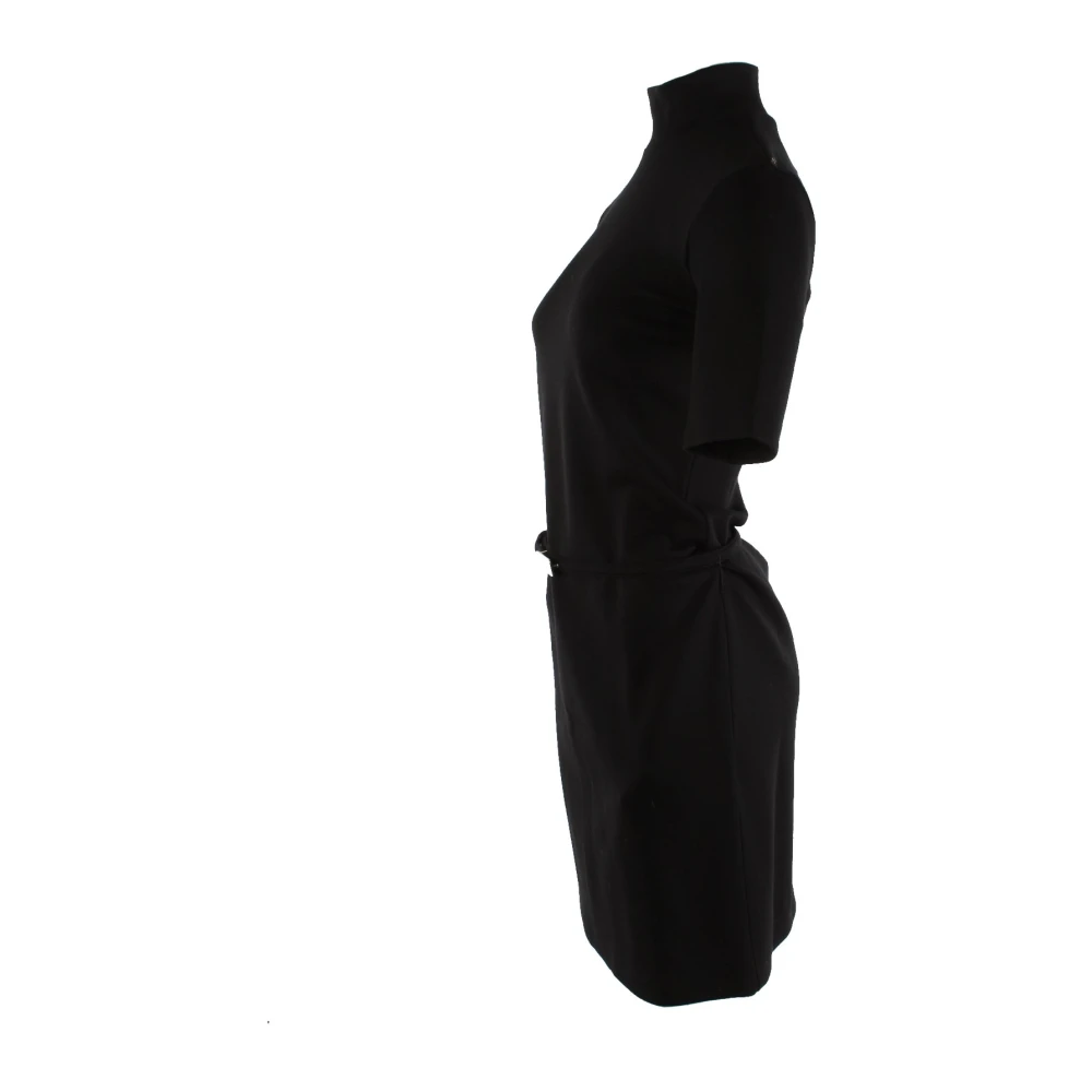 SPORTMAX Zwarte Wollen Jurk Black Dames