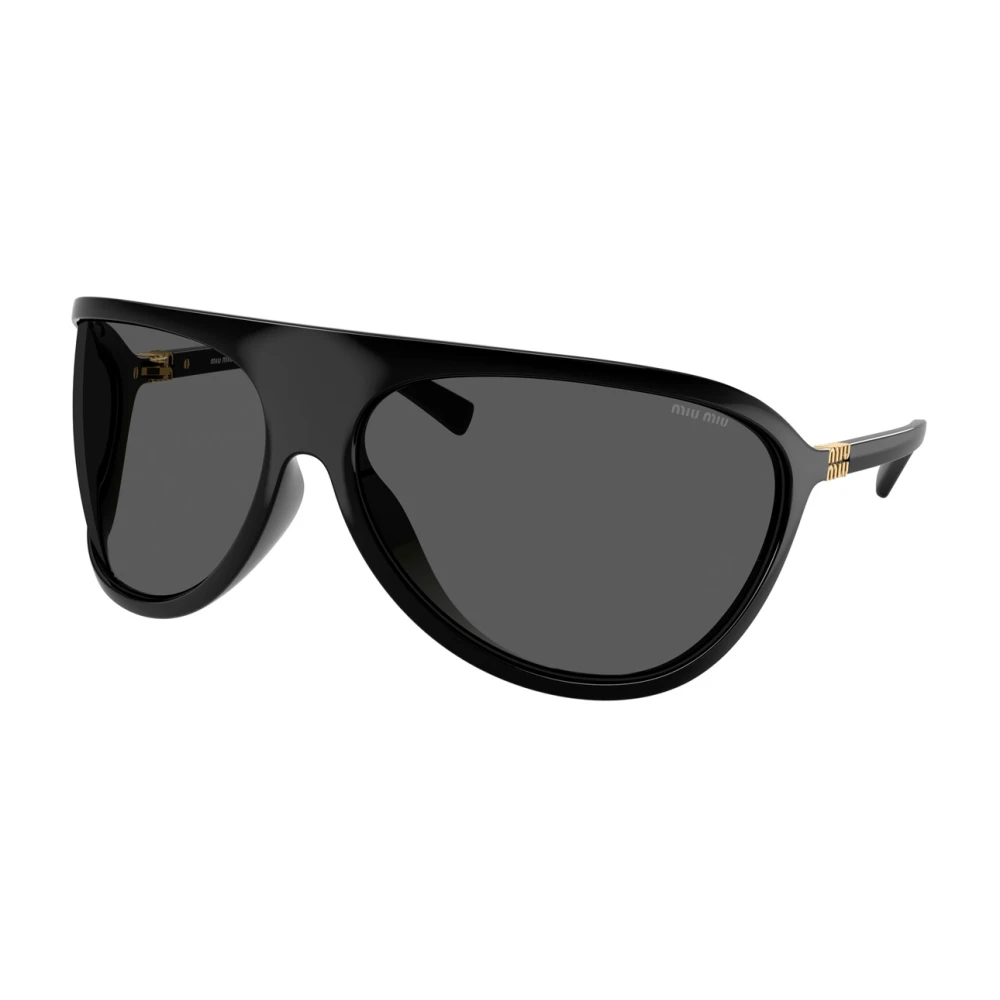 Miu Miu Black Sunglasses, Female, One Size, Sunglasses
