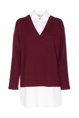 robe-chemise-tricot-elegante