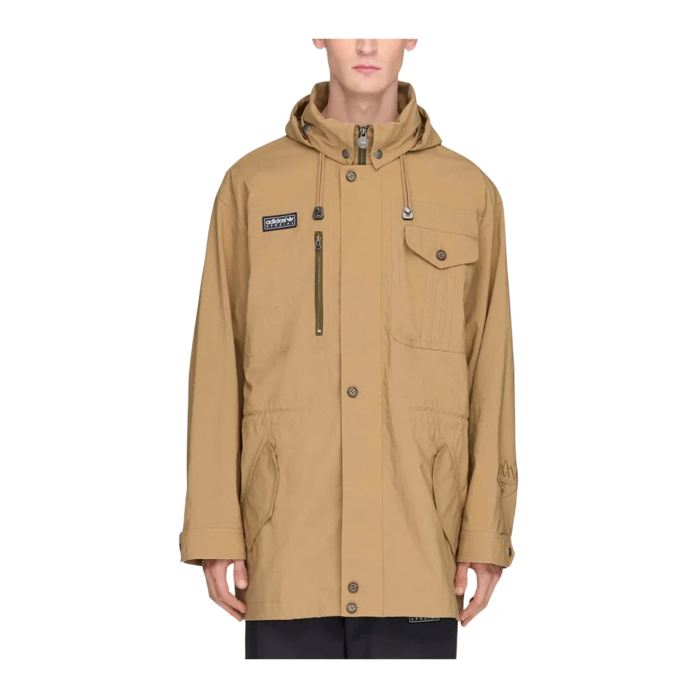 Adidas Beige Longridge Spzl Parka - Male - Outdoor - L - Sport
