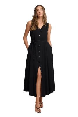 Viscose Dress with Buttons