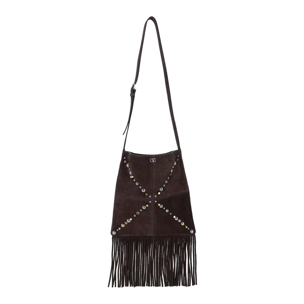 Valentino Garavani Brown Bags.. - Male - Cross Body Bags - One Size - Bags