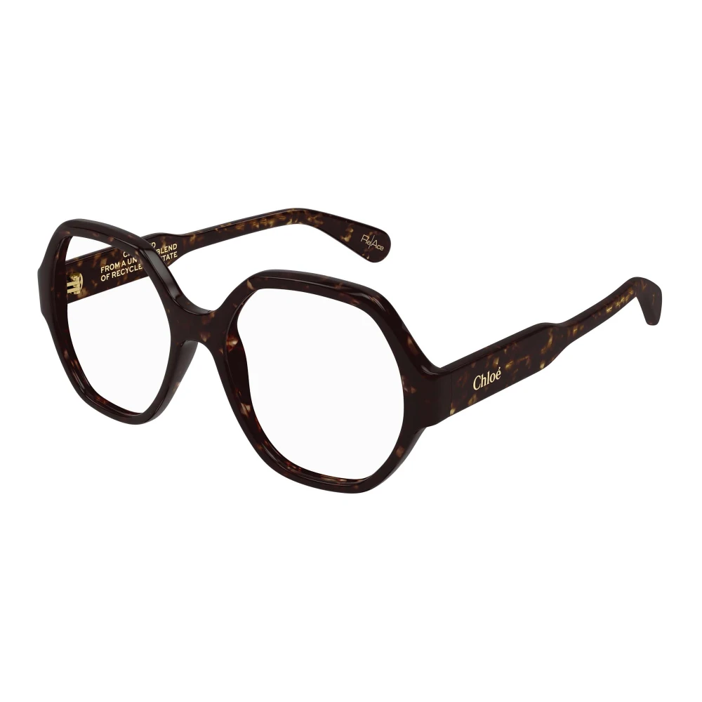 Chloé Unisex Brown Glasses, 53 Mm, Havana Eyewear Frames