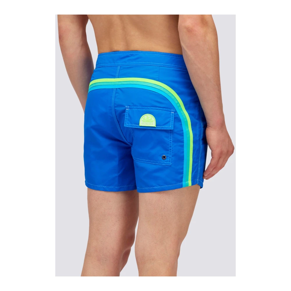 Sundek Regenboogblauwe Zwembroek Blue Heren