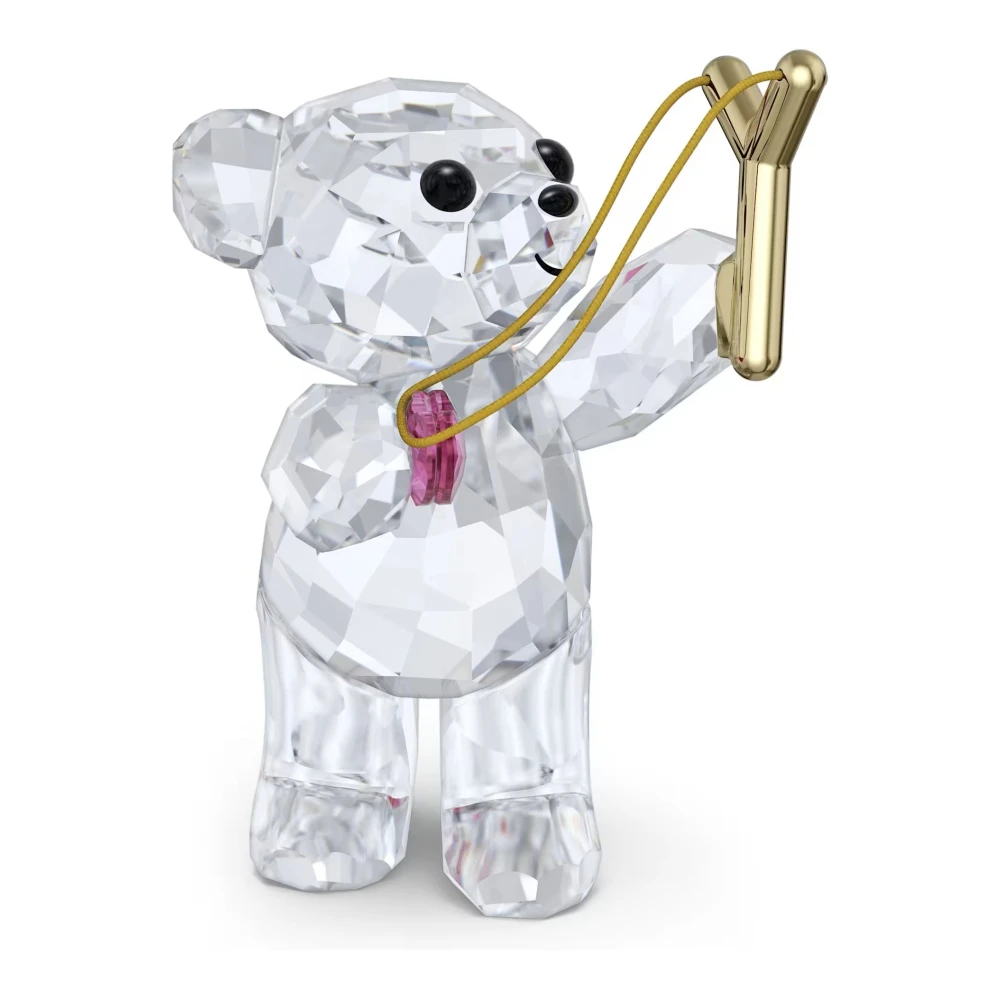 Swarovski Unisex Gray Kris Bear Ornament