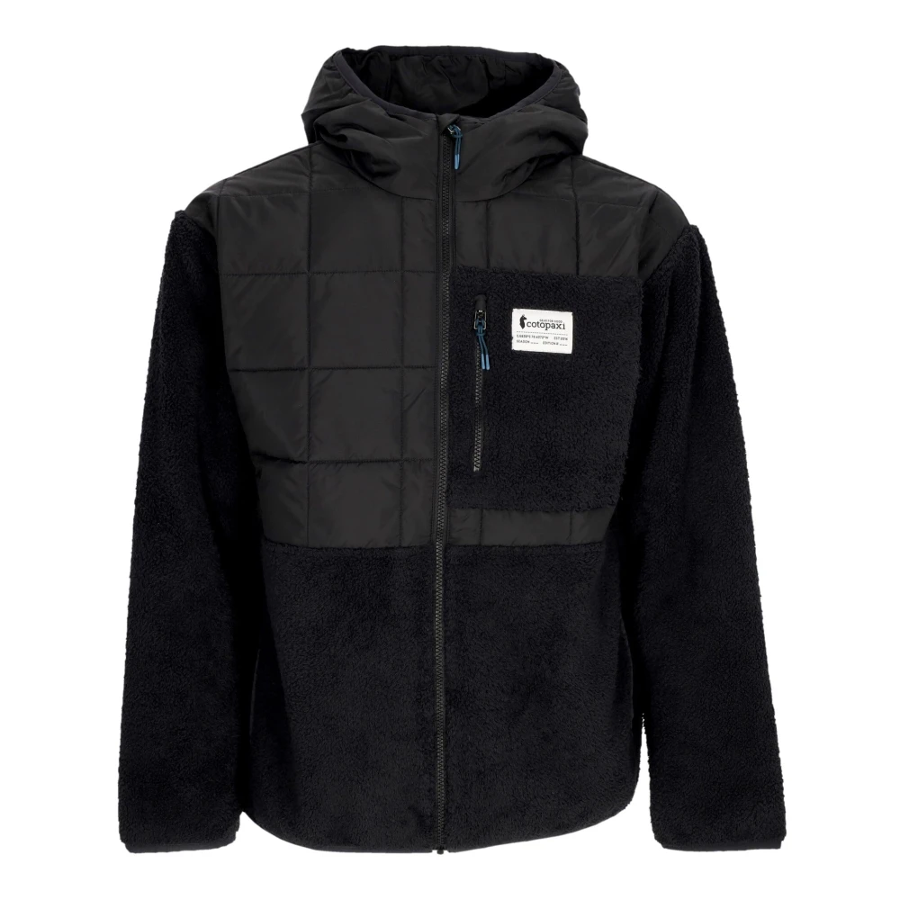 Cotopaxi Zwarte Hybride Hoodie Jas met Sherpa Isolatie Black Heren