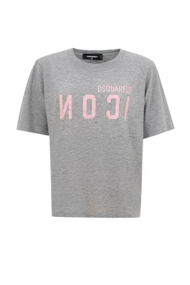 Grå Bomulls Chic Topp