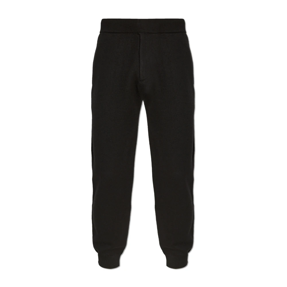 Emporio Armani Loszittende broek Black Heren