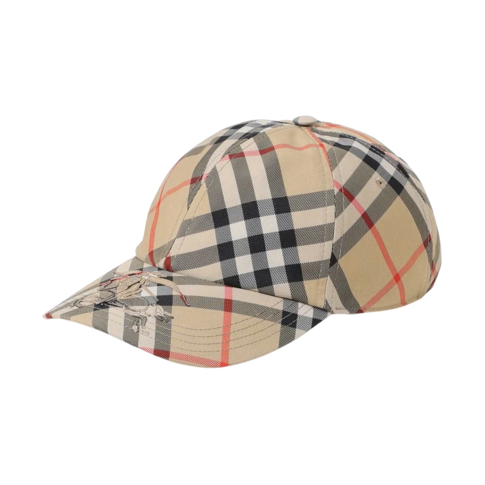 Burberry Kvinno Multicolor Accessoarer Dam, S, Check Baseball Cap
