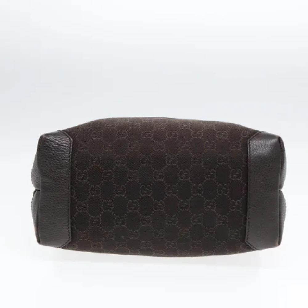 Gucci Vintage Pre-owned Canvas gucci-bags Brown Dames