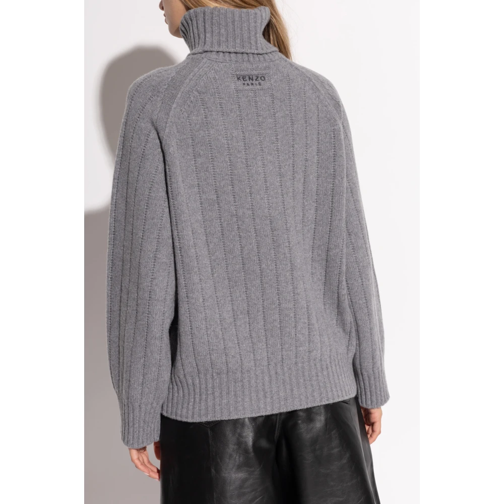 Kenzo Wollen coltrui Gray Dames