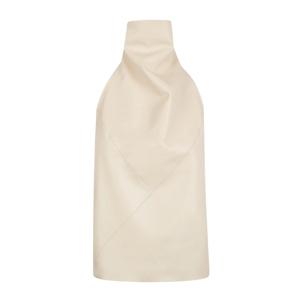 Cortana Beige Tulip Halter Top - Female - Sleeveless Tops - M - Tops