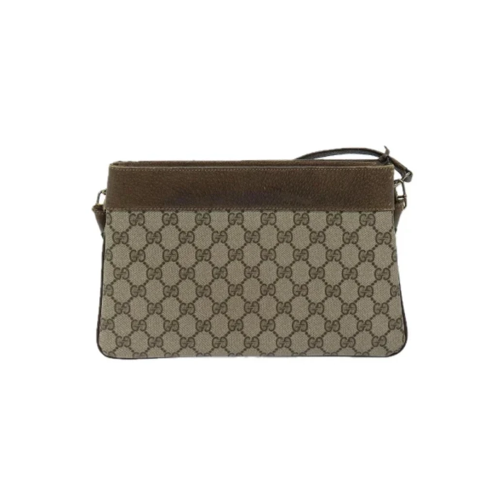 Gucci Vintage Pre-owned Canvas gucci-bags Beige Dames