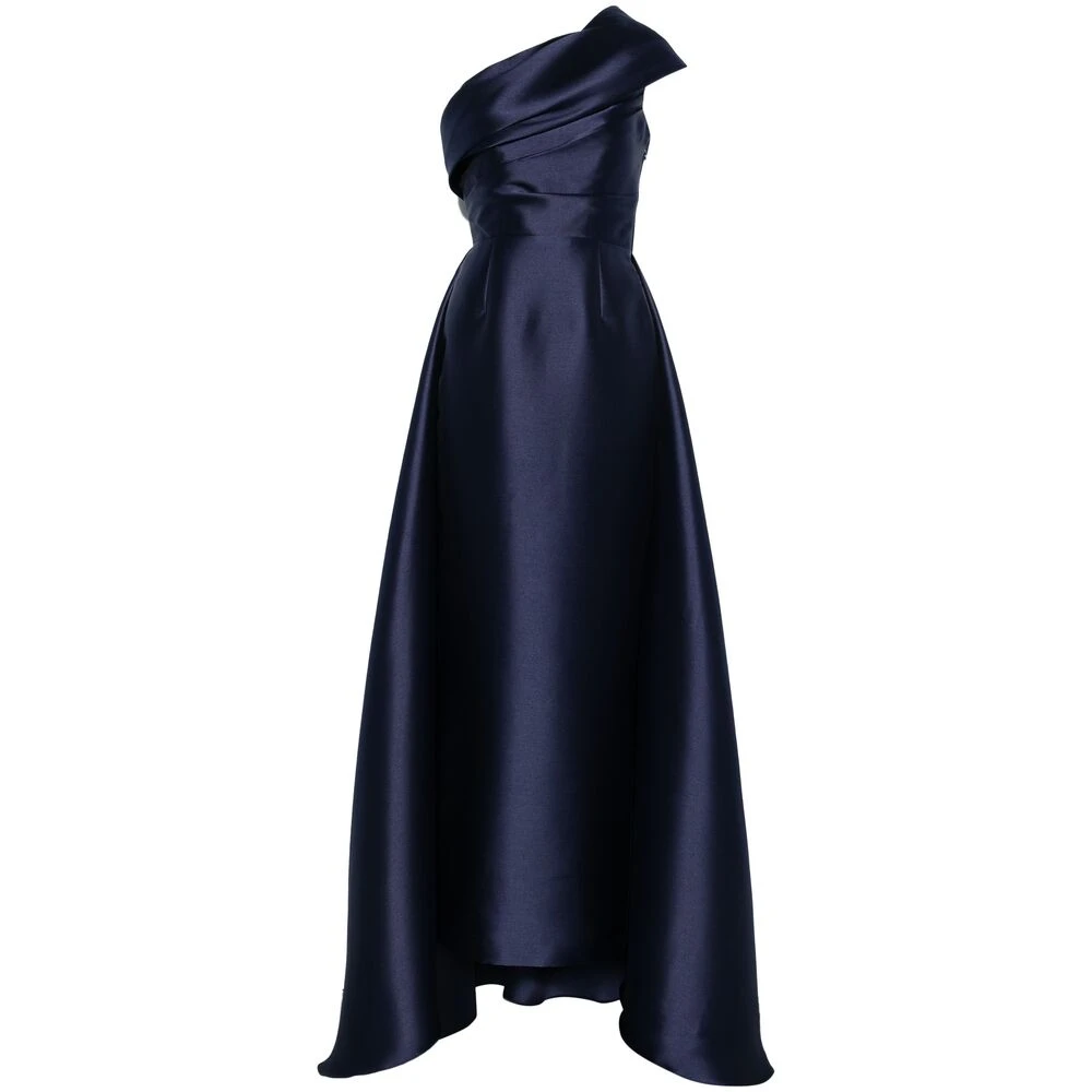 Solace London Alba One Shoulder Gown Blue Dames