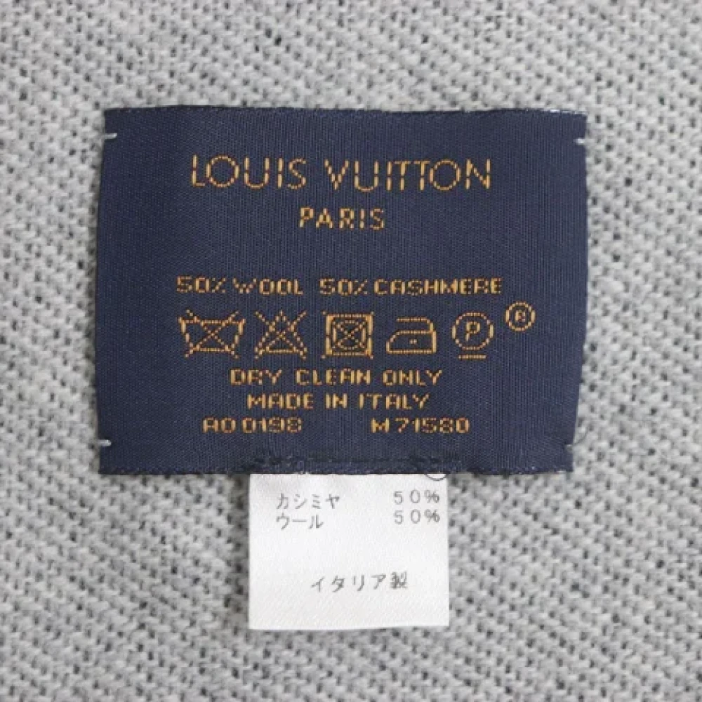 Louis Vuitton Vintage Pre-owned Canvas scarves Black Dames