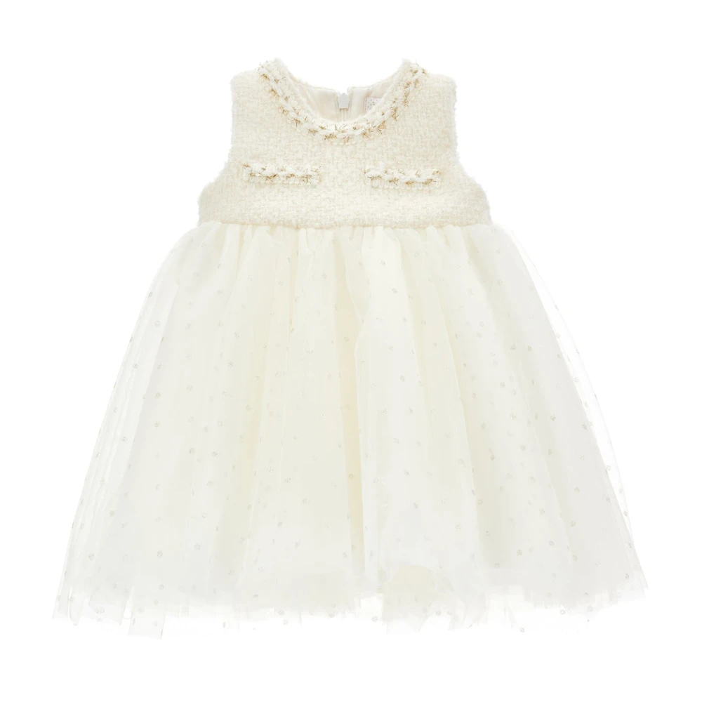 Monnalisa Boys White Tulle Dress - Dresses - 2 Y - Kids