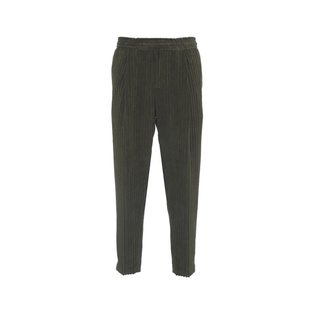Briglia Groene Cropped Broek Herenstijl Green Heren