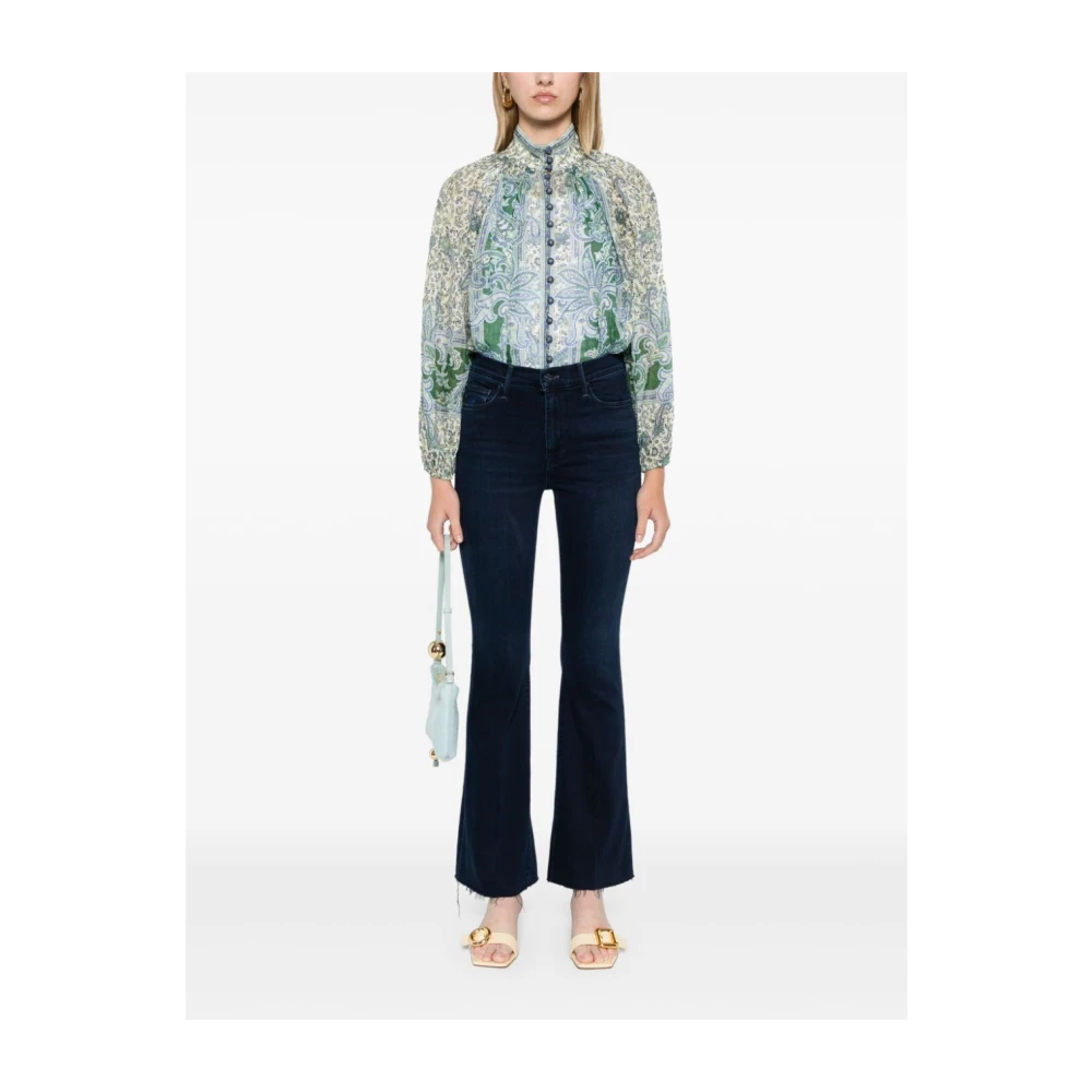 Mother Blauwe Jeans voor Vrouwen Blue Dames