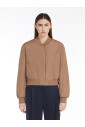 blouson-bomber-marron-en-toile-deperlante
